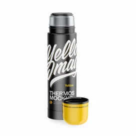 Opened Glossy Thermos